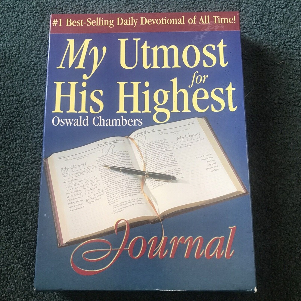 My Utmost for His Highest, Oswald Chambers Graduate, Leather Devotional